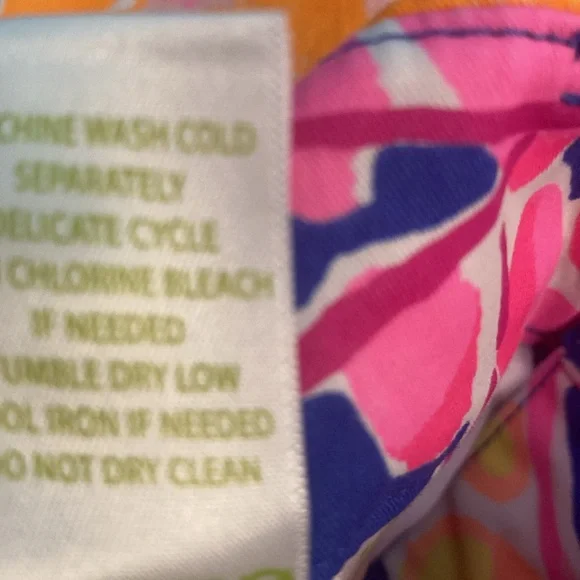 Lilly Pulitzer size 4 coral reef print pants excellent condition - Picture 5 of 8